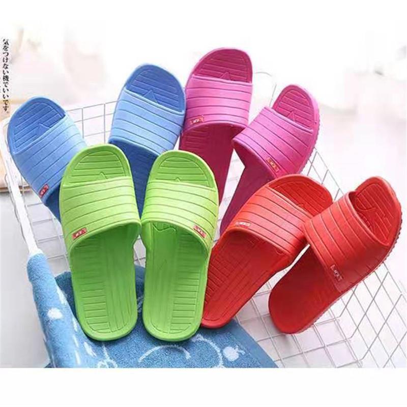 Household Slippers for Men, Summer Indoor Couple's Home Eva Slippers, Women's Hotel Bathroom Foam Sole