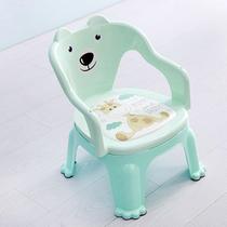 Baby baby screaming backrest seat dining table dining chair cartoon plastic stool armrest eating small bench