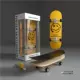 Smile/0,04 кг (пять слоев, подшипник ставки на кленовую полосу) Отправить анти -скользящую площадку+отвертка