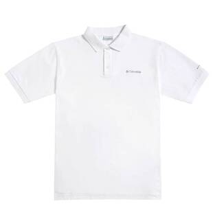 秋新款 男装 运动服户外休闲翻领T恤潮 短袖 哥伦比亚白色POLO衫
