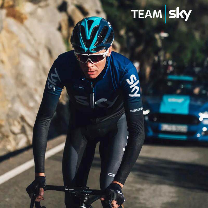 Long-sleeved cycling clothing suit men's summer dynamic cycling clothing breathable quick-drying outdoor sportswear tops cycling pants