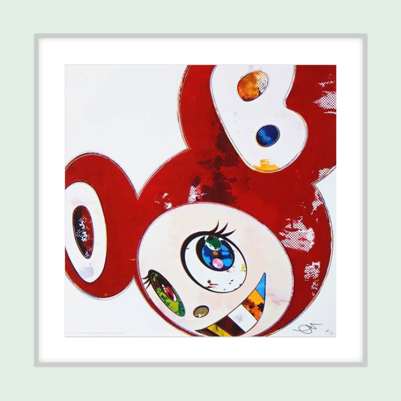 Limited Edition Painting] Village Lyu <And Then Red > Global limited edition 300 version of fidelity