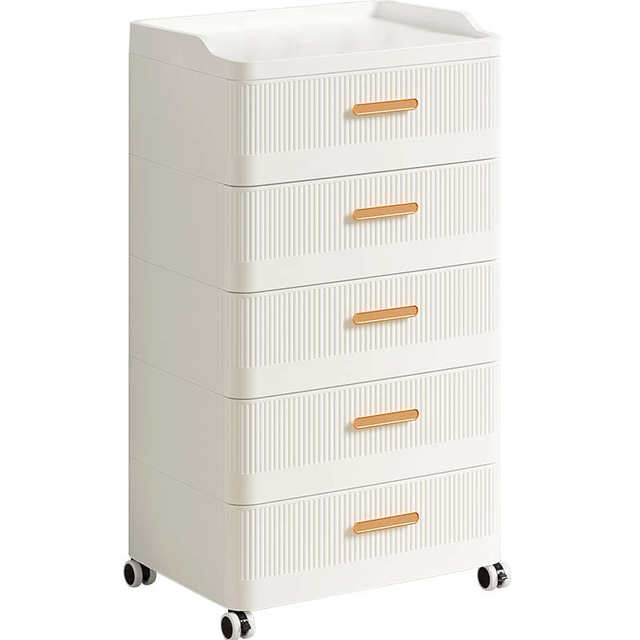Thickened drawer storage cabinet Home living room cabinet Multi-layered joint storage cabinet Japanese bedroom bedside cabinet