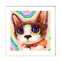 (Framed) Freelance illustrator Ma Tao (Cute Chi Chi) trendy limited edition prints