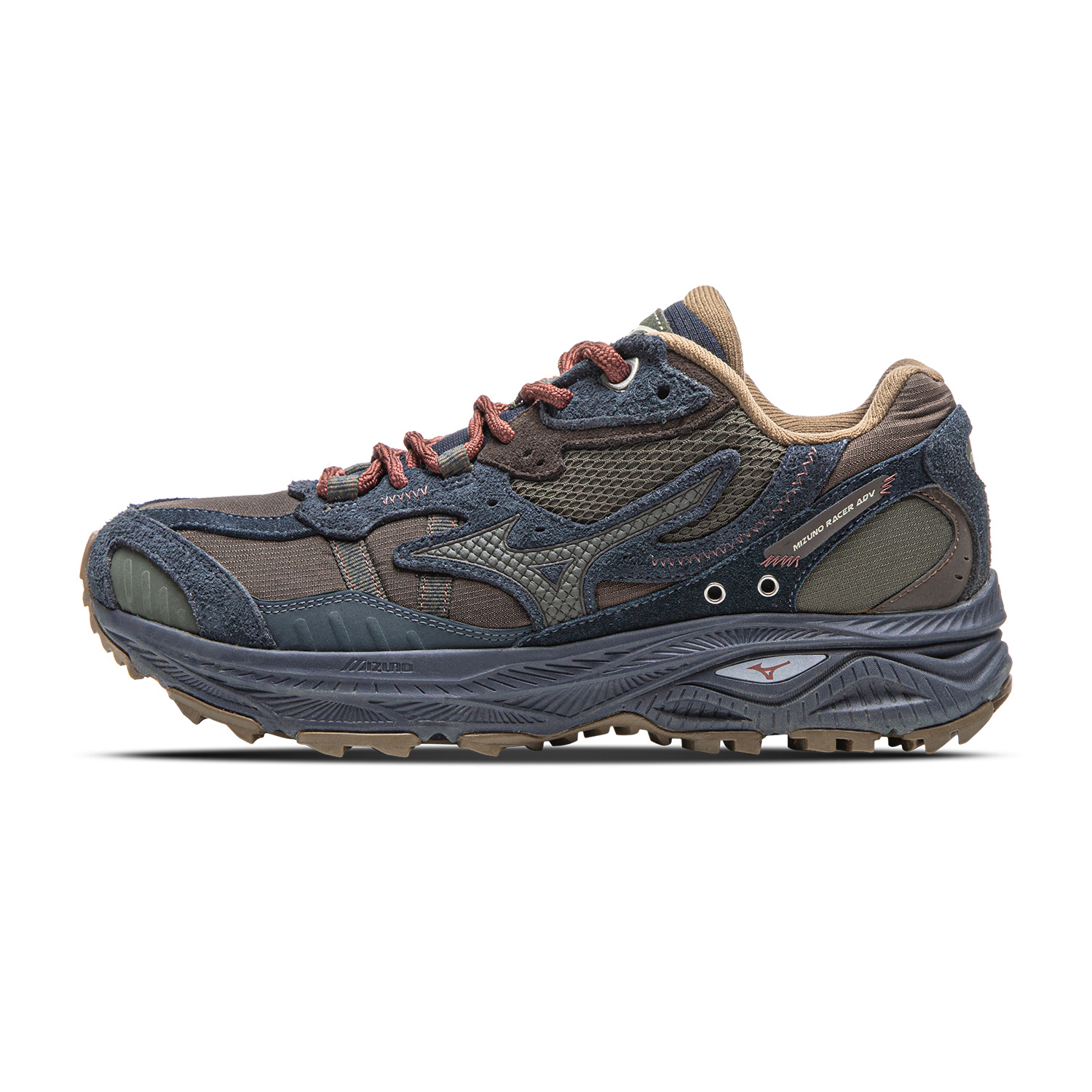 Mizuno Racer ADV 山系 秋冬户外  休闲舒适 低帮跑步鞋 男女同款
