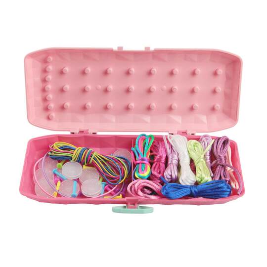 Girls handmade DIY bracelet braided rope educational toy hand rope production children's handmade braided bracelet gift set