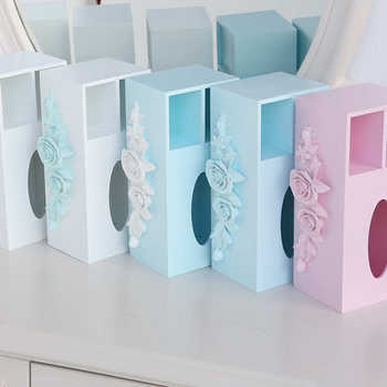 Mizhi living room wooden tissue box creative cardboard box tea table remote control mobile storage box napkin cardboard box spot