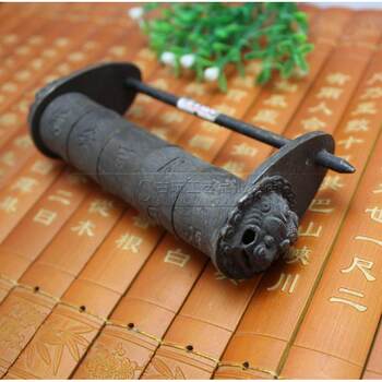 Antiques, miscellaneous copper wheel crafts, vpr crafts, retro lock crafts, art locks, five-child secret copper code locks, door locks