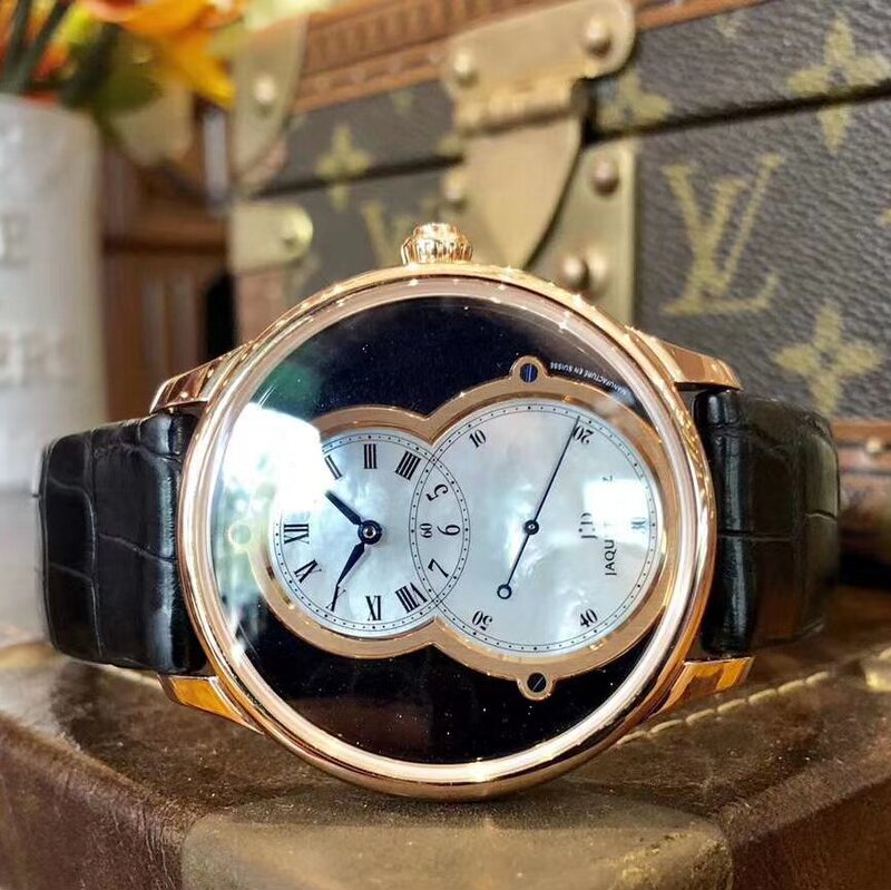 List Price 21.2W [9.8 New] Jacques Dro Large Second Hand Watch J003033343 Mechanical Sandstone 43mm