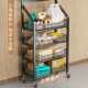 Takeaway Food Delivery Rack, Floor-Standing Multi-Layer Storage Rack, Office and Home Use, Temporary Storage Cabinet for Delivery Stations Outside the Door
