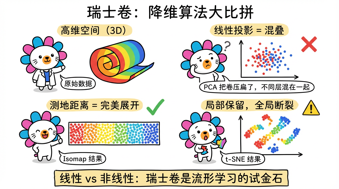 瑞士卷展开对比