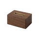 Zhenali walnut tissue box living room high-end light luxury paper draw box household napkin storage solid wood draw box