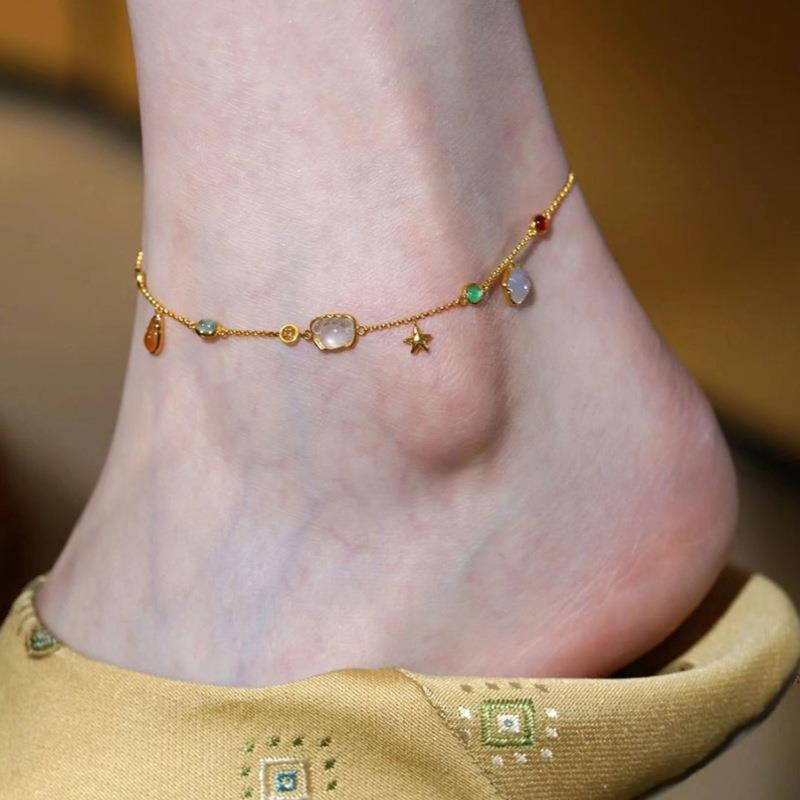 New Style Crab, Small Conch, Starfish Shell Anklet for Women, Pure and Desirable Style, Niche, Exquisite, Versatile, Light Luxury, Popular Anklet Chain New Style Crab, Small Conch, Starfish Shell Anklet for Women, Pure and Desirable Style, Niche, Exquisite, Versatile, Light Luxury, Popular Anklet Chain