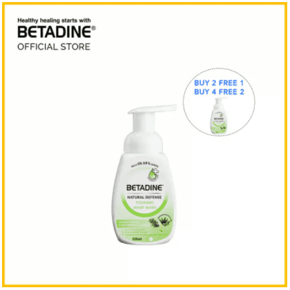 Betadine Natural Defense Purifying Tea Tree Foaming Hand Wash 225ml