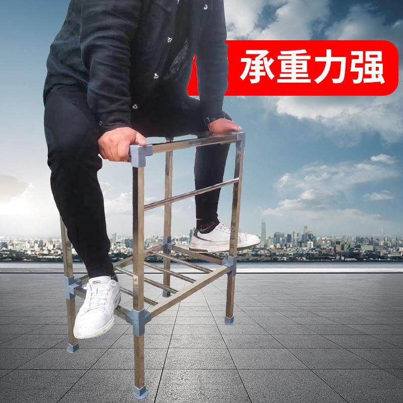 Cross-Border Manufacturers Supply Stainless Steel Dishwashing Basin with Single Sink and Stand, Washbasin with Bowl Sink and Single Basin Stand, Large Stock Available