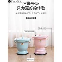 German special spittoon for the elderly household bedroom with lid high-foot urine bucket urinal pregnant womans mobile toilet