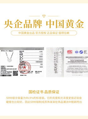 中国黄金足银百福锁双鱼锦鲤项链女长命锁项绳毛衣链圣诞生日礼物