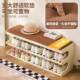 Solid Wood Shoe Bench with a Pull-Out Cover for Home Use at the Entrance, Suitable for Small Apartments, with Integrated Shoe Storage and Entryway Shoe Cabinet