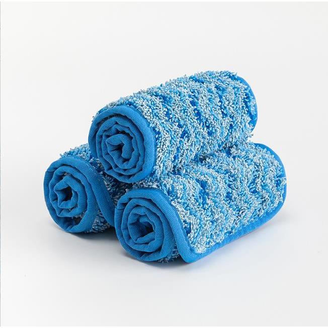 Microfiber Mop Cloth for Floor Cleaning, Steam Spray Mop Cloth Cover, Z-Shaped Hook-And-Loop Twist Mop