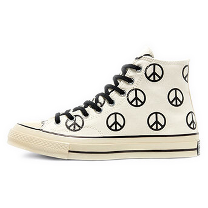 Converse 1970s Unleash Peace 满印反战 高帮 帆布鞋 男女同款