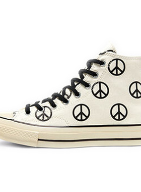 Converse 1970s Unleash Peace 满印反战 高帮 帆布鞋 男女同款