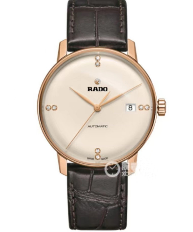 Fixed Price 9.9, Like New, Radar Watch Crystal Series R Stainless Steel Gold-Plated Automatic Men's Watch R22861765