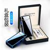 New 818 Large Flame Rechargeable Lighter High-Power Cigar Lighter Metal Windproof Electronic Cigarette Lighter