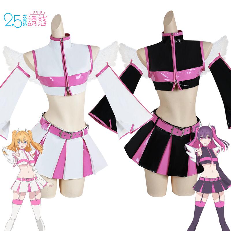 2.5D Temptation Cosplay Costume Tenoh Ririsa Rirairo Tsumiki Mihana Cosplay Outfit 2.5D Temptation Cosplay Costume Tenoh Ririsa Rirairo Tsumiki Mihana Cosplay Outfit