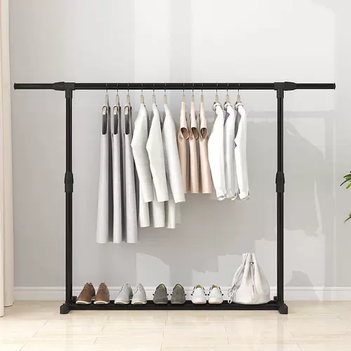 Простая сушилка для одежды, напольная, складная, для спальни, с одной опорой, стержень для сушки одежды в помещении, вешалка для одежды, сушилка для одежды на балконе, дом