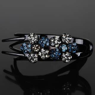 Korean-Style Hair Clip for Updos, Elegant Mother's Hair Accessory, Rhinestone Hairpin, Duckbill Clip, Large Updo Claw Clip