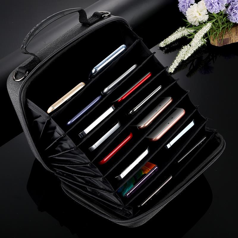 Pack of 16 Large Screen Smartphone Digital Product Storage Portable Bags, Hard-Shell Foam Packaging Crossbody Bags