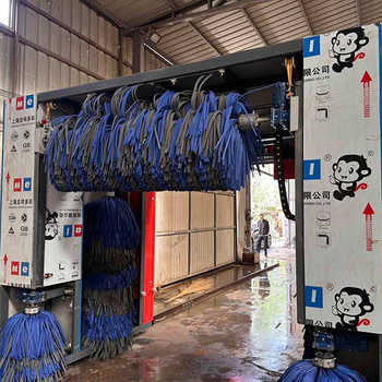 Gantry style dry cleaning computer car washing machine large fully automatic intelligent equipment commercial garage with gas station reciprocating