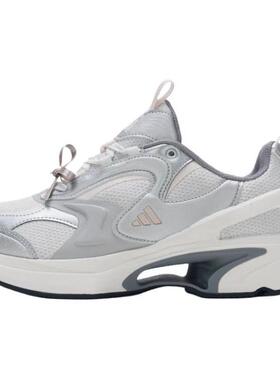 adidas SWANNER 舒适耐磨透气轻便 休闲跑步鞋 女款 灰色