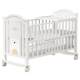 Baby Crib Cover with Wheels, Solid Wood, European Style, Movable, Multifunctional Cradle for Newborns, Children's Splicing Large Crib
