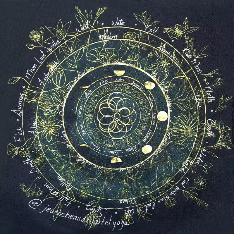 Professional-Grade Velvet Tablecloth, Table Mat, Tarot Tablecloth, Dining Table Mat, Tarot Cloth, Magic Tarot Velvet Cloth
