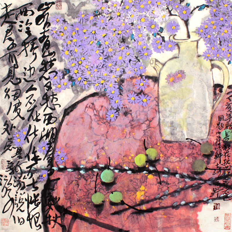 (Bottom price auction) Chinese traditional painting master Yuan Ye's classic (Yayun 1) limited edition painting