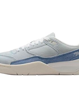 Jordan FLIGHT COURT SE 舒适柔软 耐磨 低帮 复古篮球鞋 女款