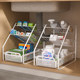 Lower sink storage rack pull-pull kitchen cabinet layer rack countertop bathroom dense net pull-bathroom drawer storage box
