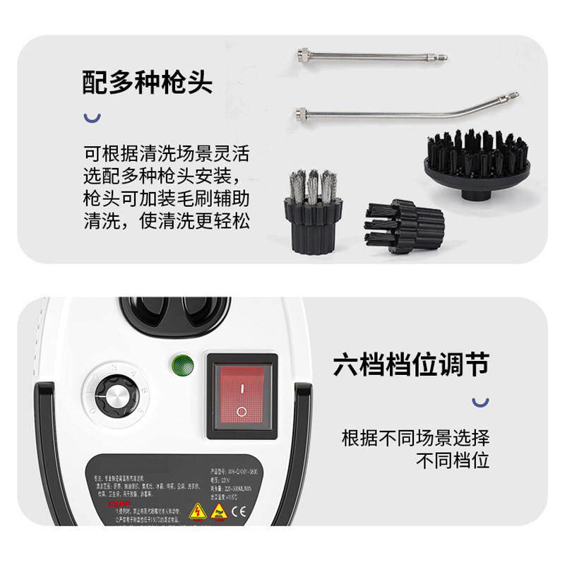 High-Temperature and High-Pressure Steam Cleaner for Home Use, Powerful Oil Stain Remover for Air Conditioners and Kitchen Range Hoods, Disinfection Tool