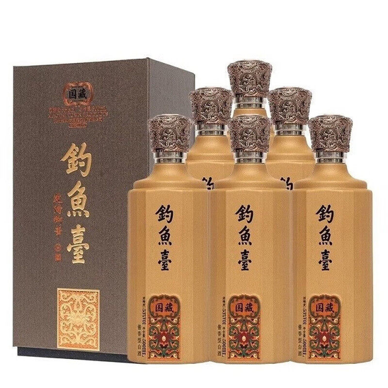 钓鱼台国藏酒53度酱香型白酒500ml*6瓶整箱装收藏粮食酒评价- 淘宝网