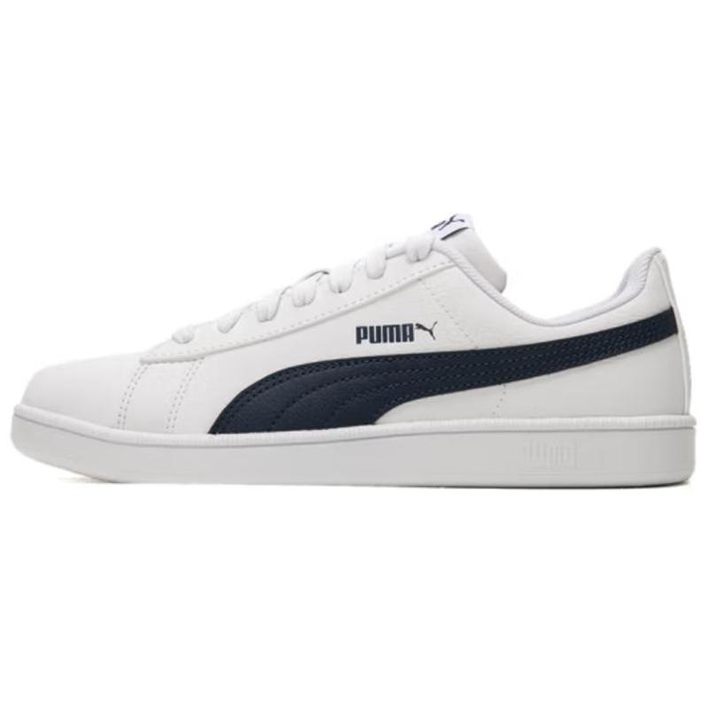 Puma/彪马White Gold 防滑耐磨低帮板鞋男女同款 白蓝色372605-48