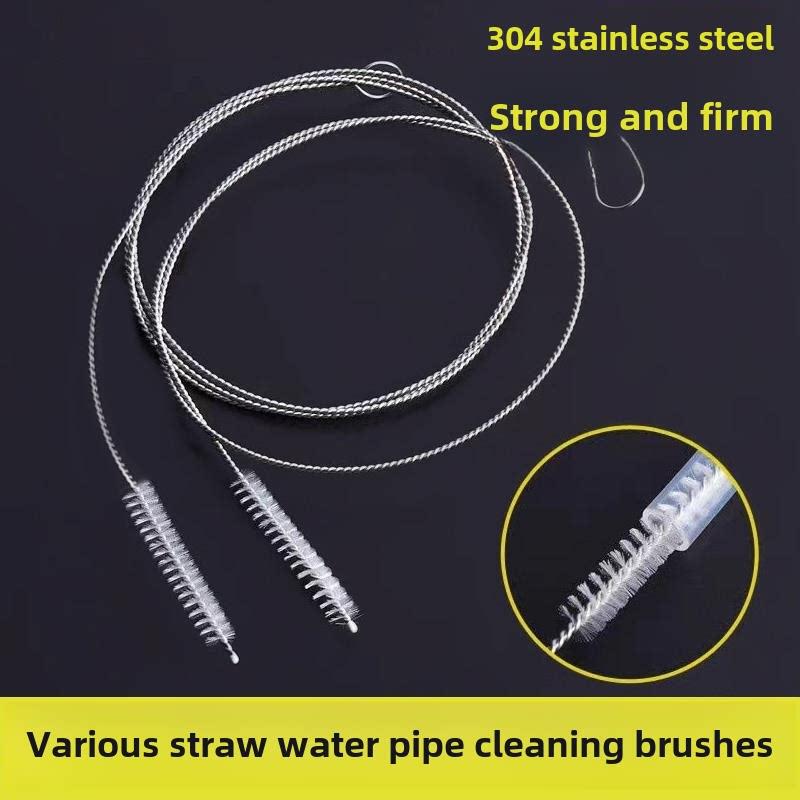 Water Dispenser Hose Brush, Water Bag Brush, Tea Set Cleaning Brush, Stainless Steel Brush, Soft Tube Brush, Long Handle Pipe Cleaning Brush