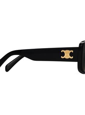 CELINE 赛琳 方形板材太阳眼镜墨镜 黑色 女款