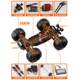 Brushless professional rc four-wheel drive drift off-road climbing bigfoot racing boy car high-power high-speed remote control car