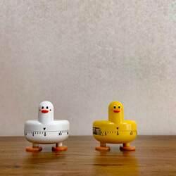 Korean Mechanical Kitchen Timer Student Study Reminder Cute Cartoon Timer Time Manager
