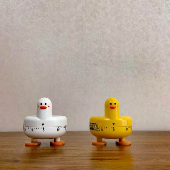 Korean Mechanical Kitchen Timer Student Study Reminder Cute Cartoon Timer Time Manager