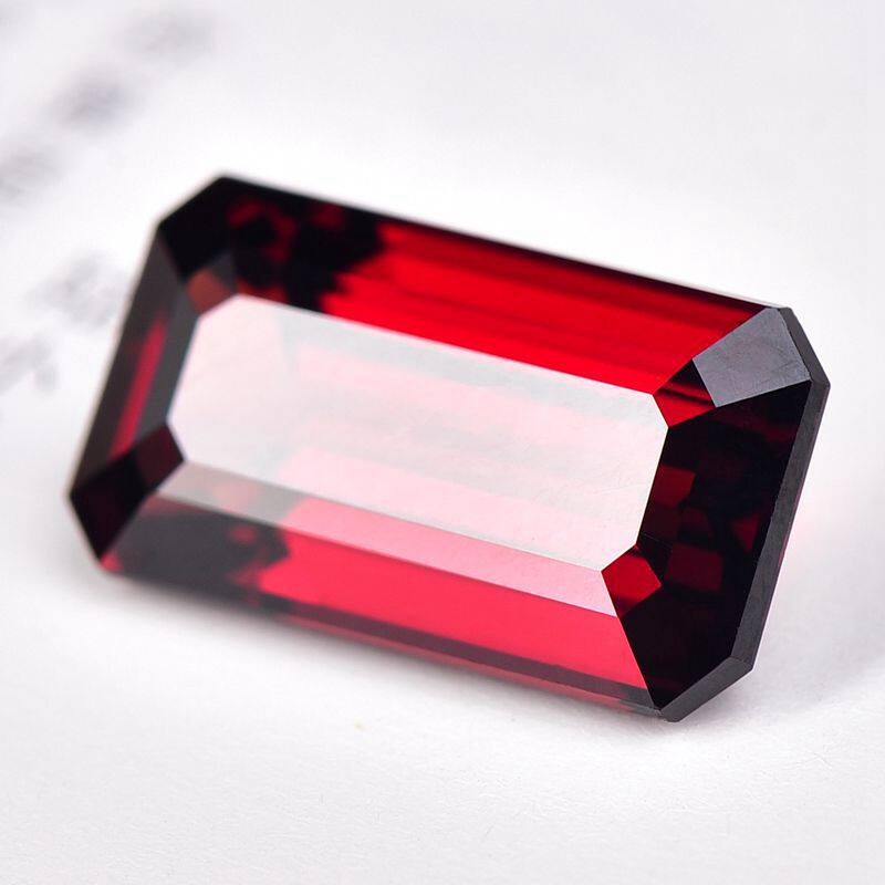 11 34ct natural pigeon blood red bare stone ring face, good crystal, can be replaced