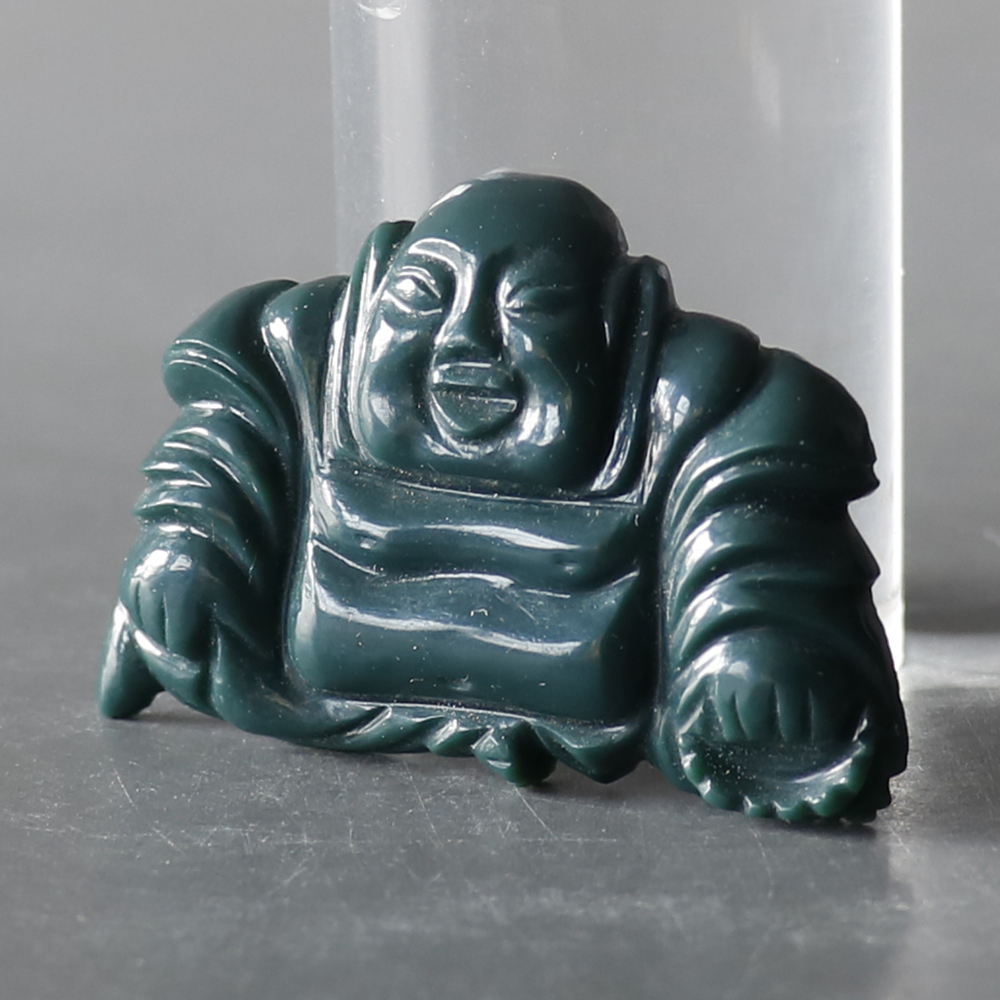 Seconds beat (national inspection appraisal) quartz jade sculpted Millver pendulum piece pendant with certificate golden gazebo into C3976