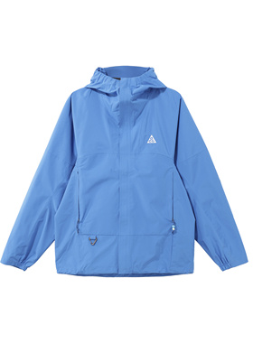 Nike ACG系列 “Cascade Rains” 纯色拉链连帽夹克 男款 蓝色