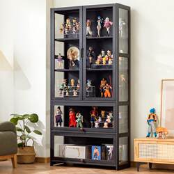 Display Cabinet, Glass Cabinet, Household Gap-Proof Dust-Proof Storage Shelf, Toy Display Box, Wine Cabinet